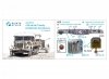 Quinta Studio QD35078 Sd.Kfz.7 family 3D-Printed & coloured Interior on decal paper (Trumpeter) 1/35